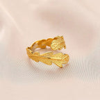 Janirelle | Coral Ring 18K Gold