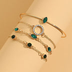 Celestial Leaf Green Bracelet Collection