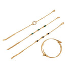 Celestial Leaf Green Bracelet Collection