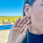 Hand Forged Hoop Earrings