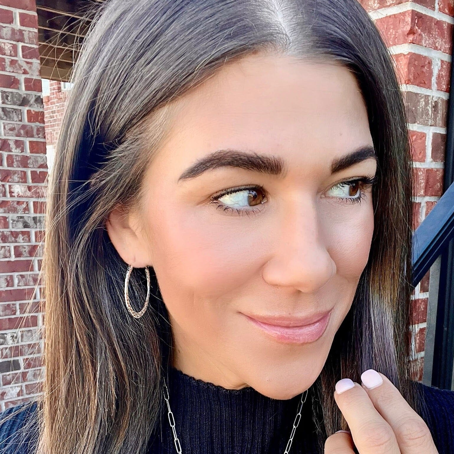 Hand Forged Hoop Earrings