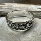 Celtic Raven Ring