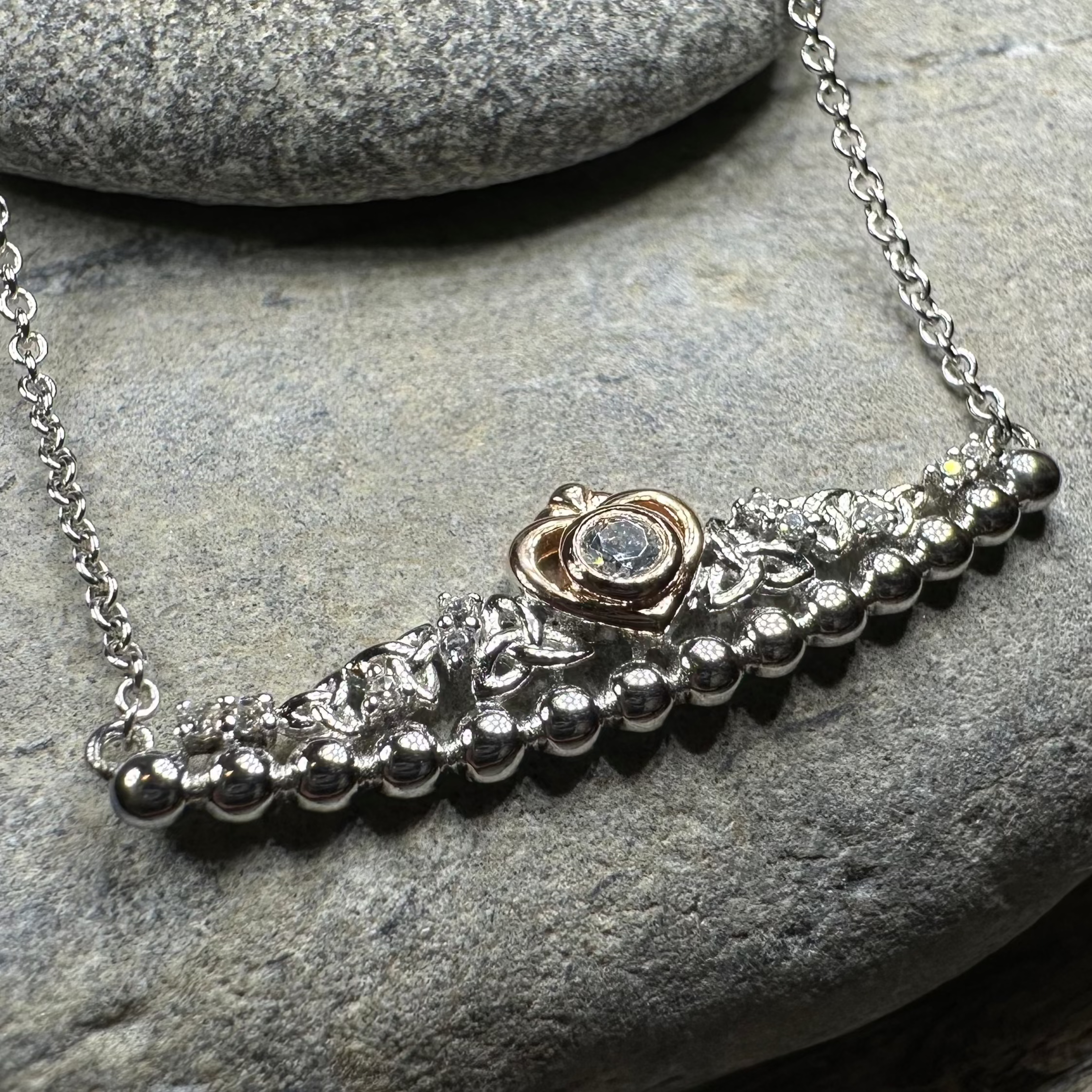 Celtic Princess Heart Necklace