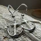 Smooth Sailing Anchor Earrings