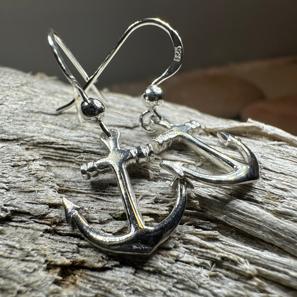 Smooth Sailing Anchor Earrings