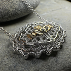 Irish Lace Claddagh Necklace