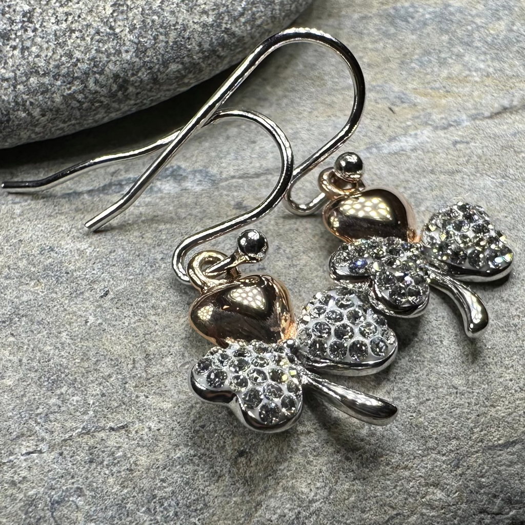 Elegant Shamrock Earrings