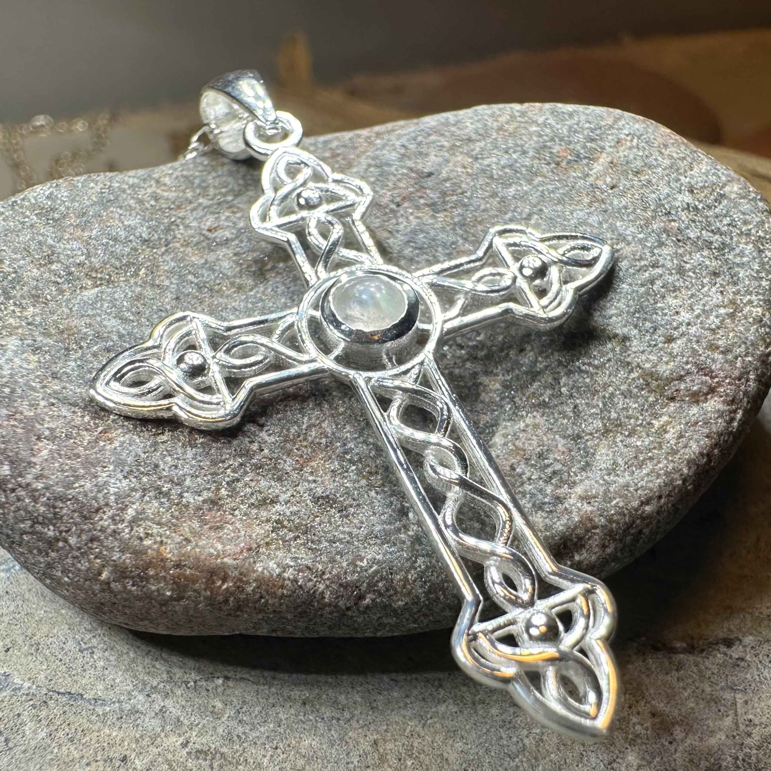 Gratitude Celtic Cross Necklace