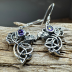 Marcasite Thistle Earrings