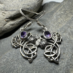Marcasite Thistle Earrings