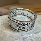 Welsh Dragon Band Ring