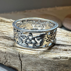 Welsh Dragon Band Ring