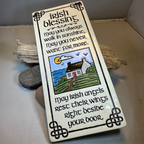 Irish Angels Blessing Ceramic Wall Art