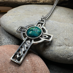 Heathergems Celtic Cross Necklace