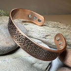 Domnall Celtic Copper Cuff Bracelet