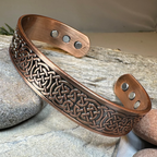Domnall Celtic Copper Cuff Bracelet