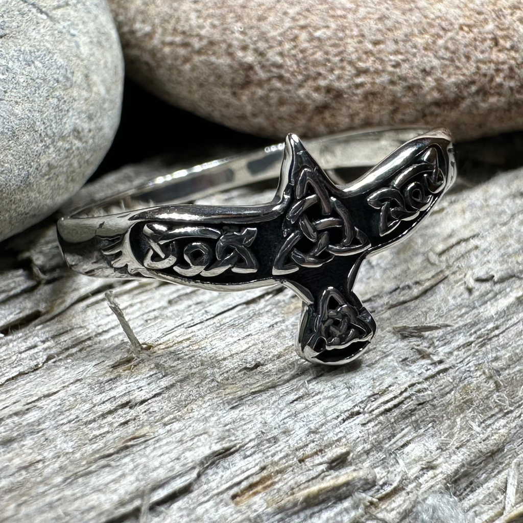 Soar Celtic Raven Ring