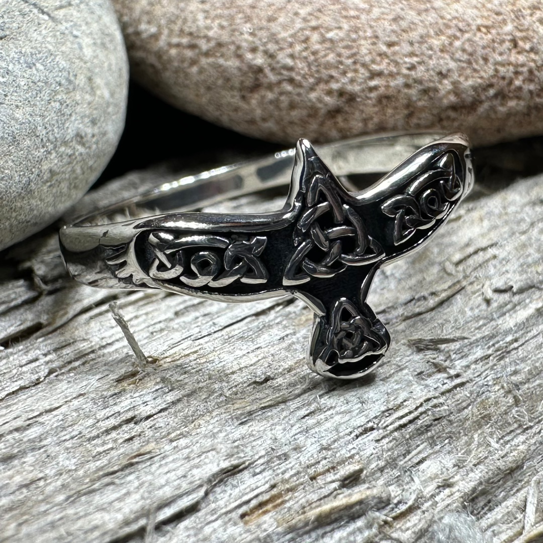 Soar Celtic Raven Ring