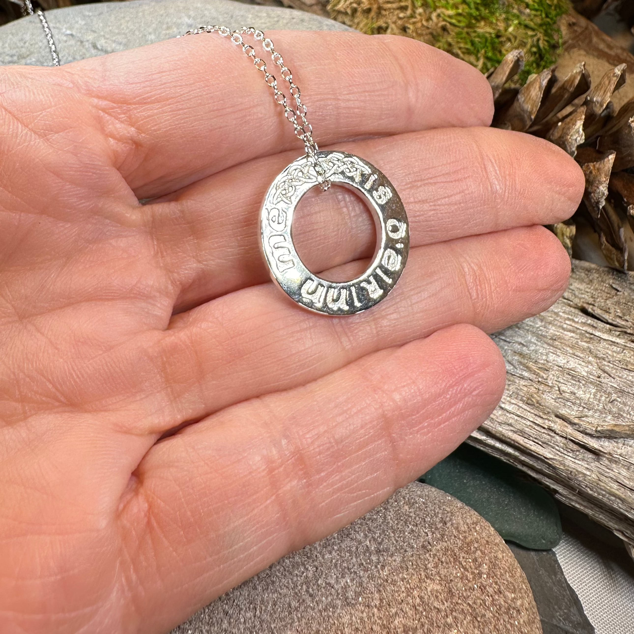 I Am Of Ireland Gaelic Necklace