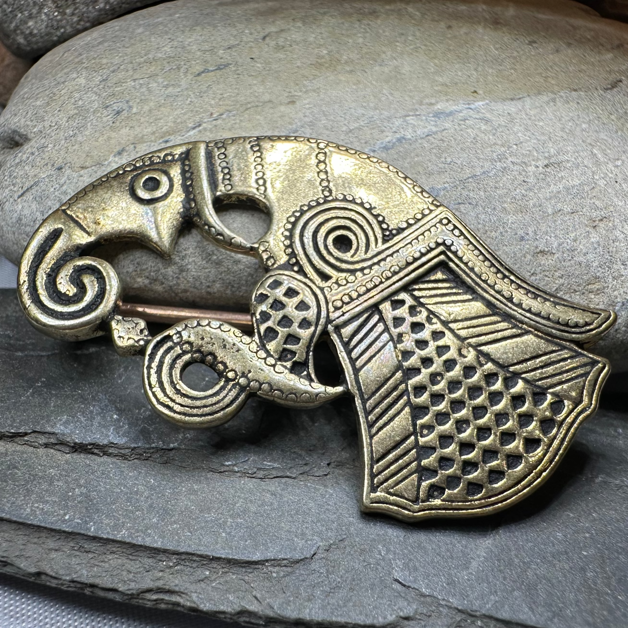 Vendel Raven Brooch