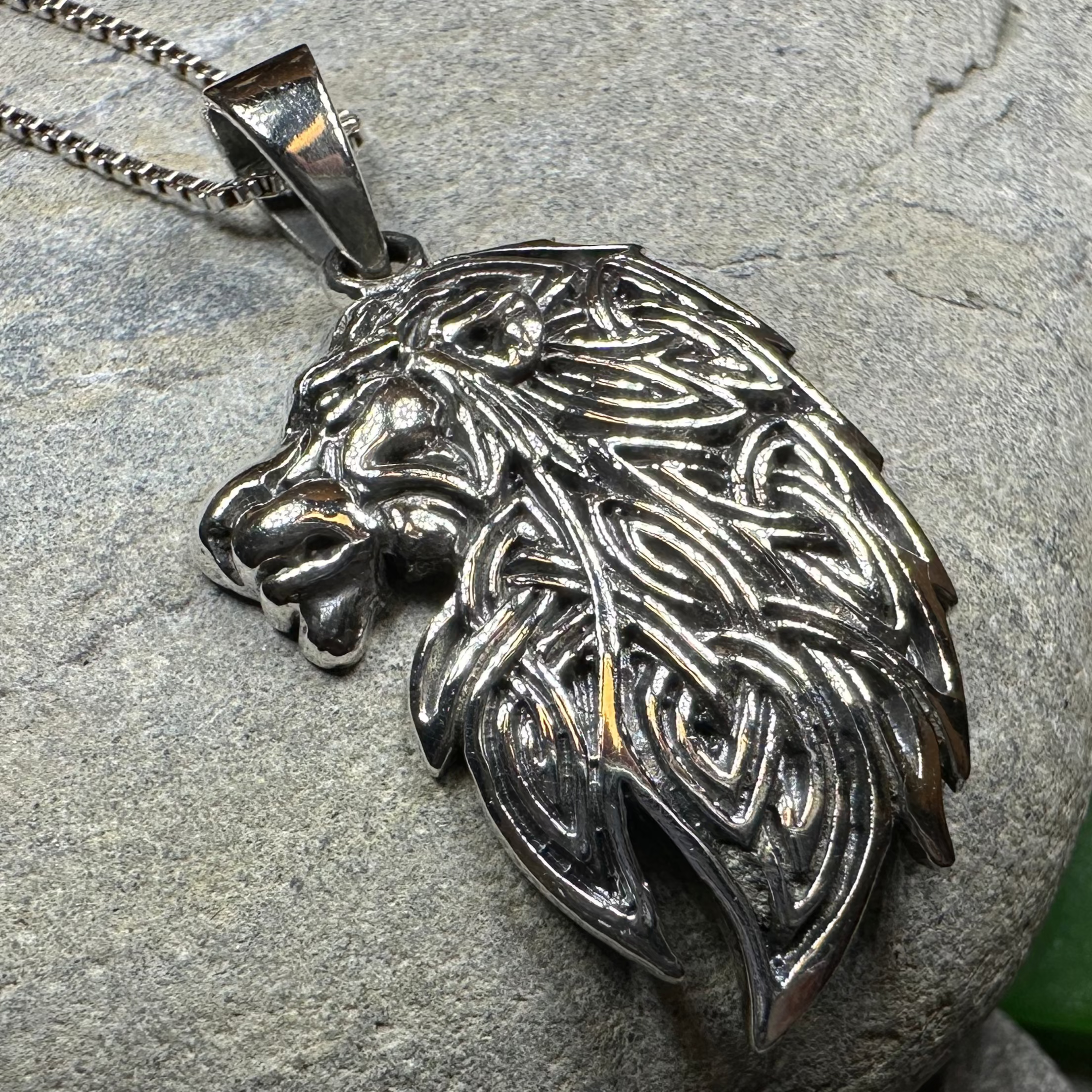 Lael Celtic Lion Necklace