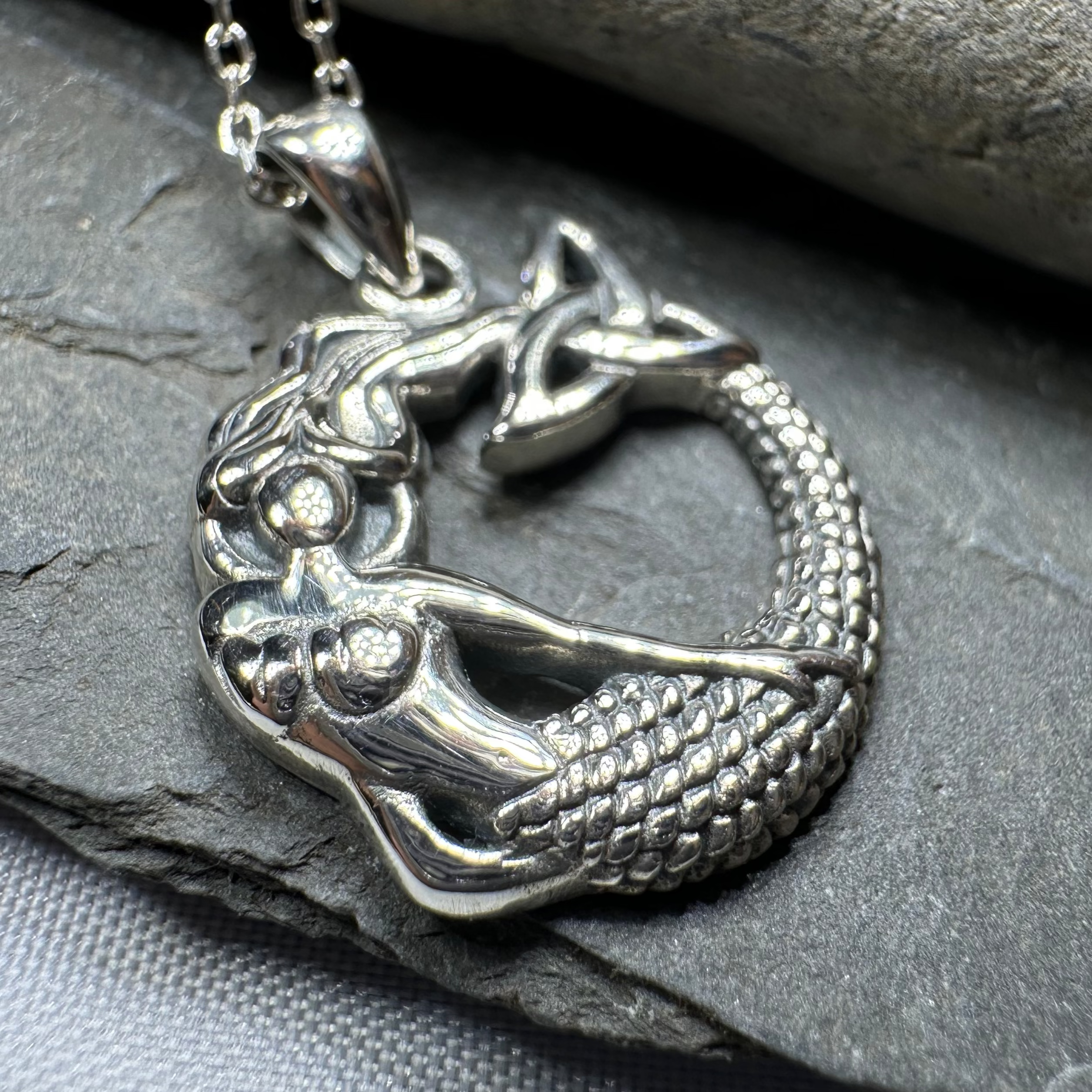 Celtic Mermaid Necklace