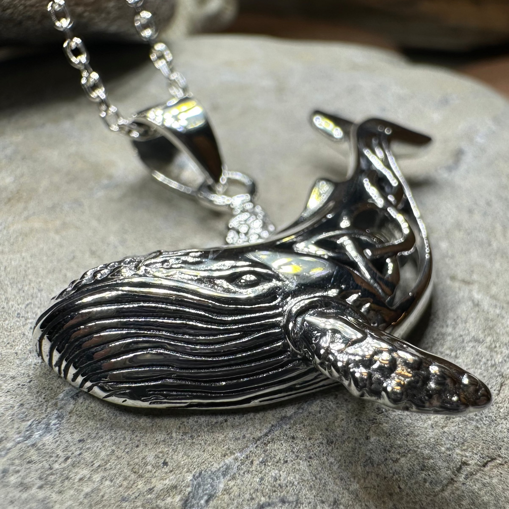 Celtic Knot Whale Necklace