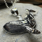 Celtic Knot Whale Necklace