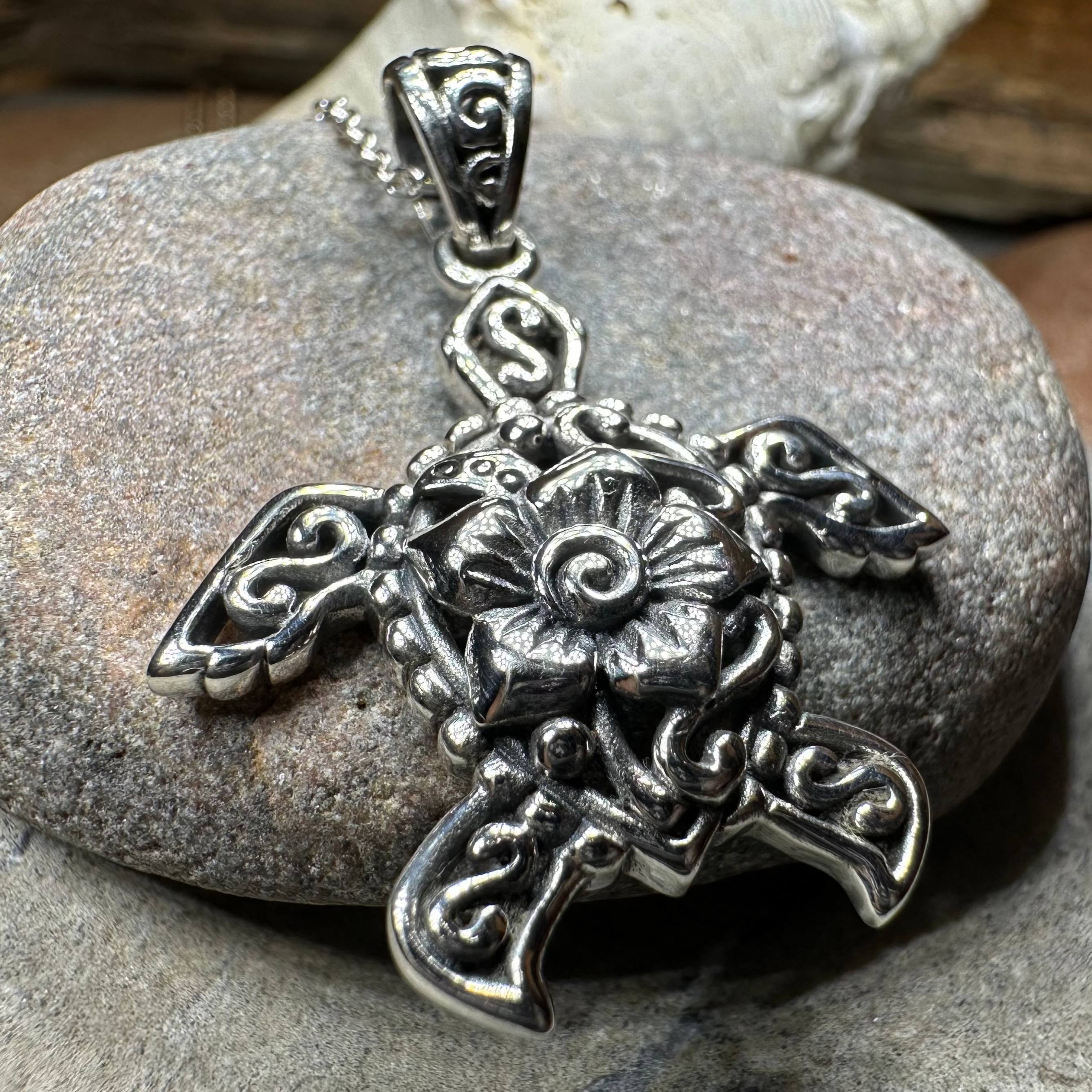 Bohemian Sea Turtle Necklace