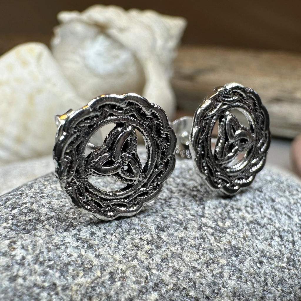 Celtic Knot Stud Earrings