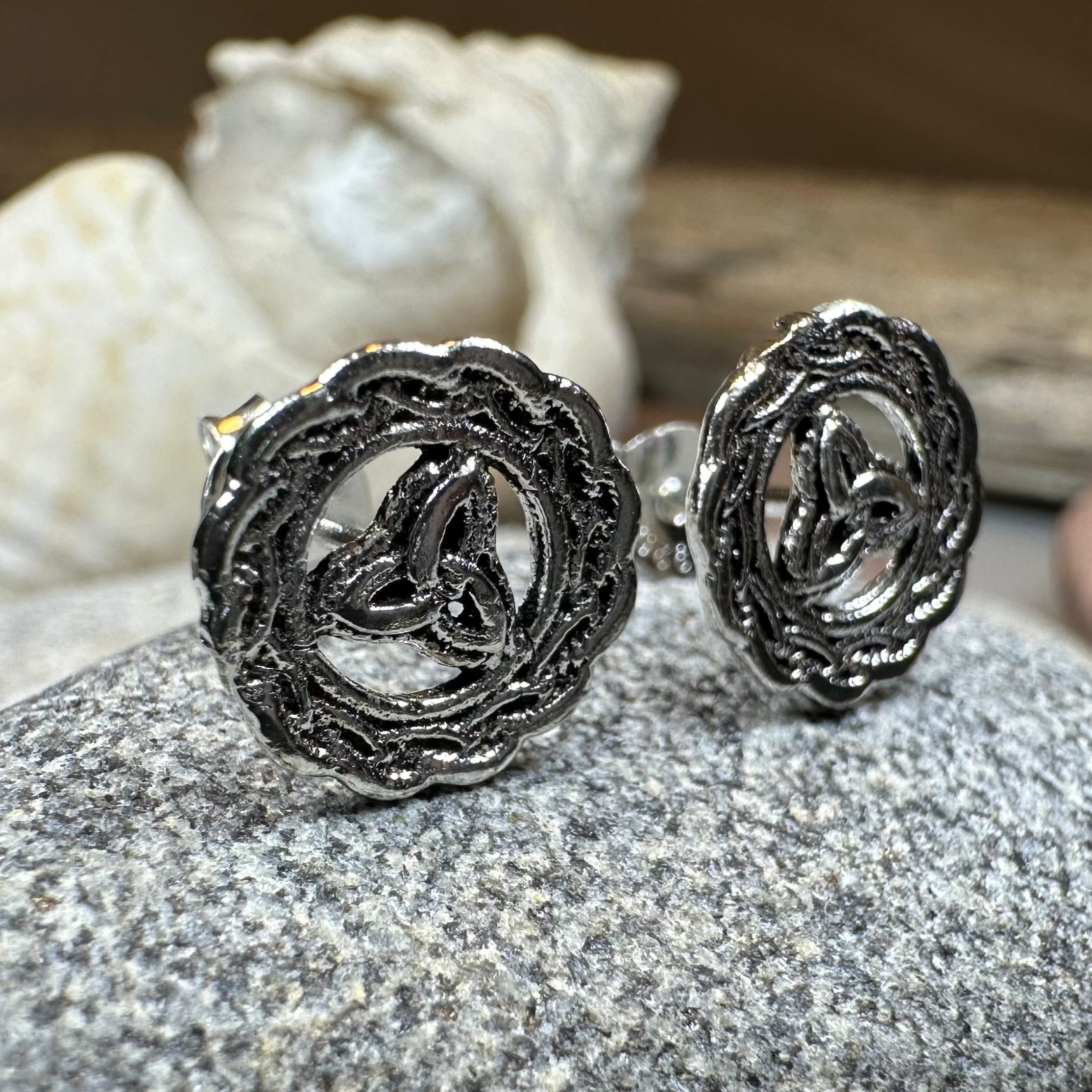 Celtic Knot Stud Earrings