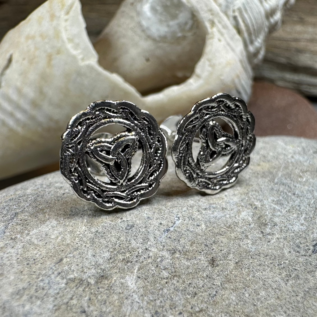 Celtic Knot Stud Earrings