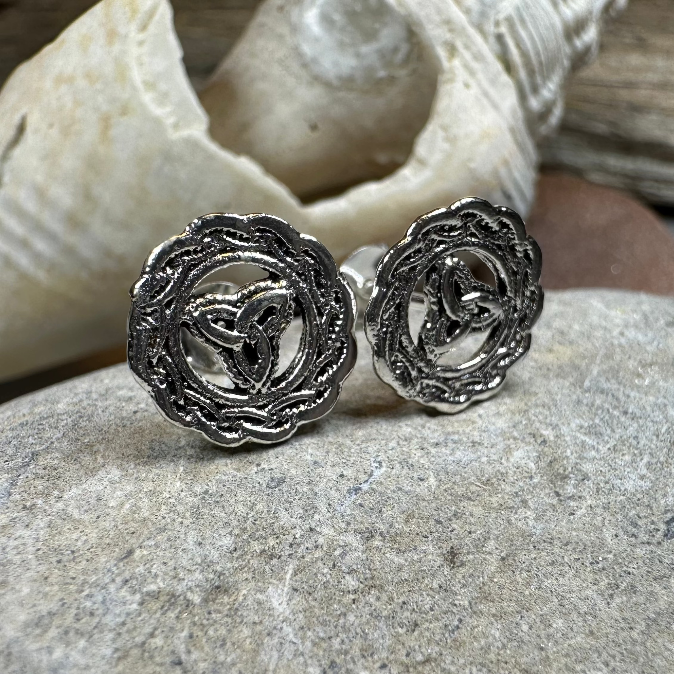 Celtic Knot Stud Earrings