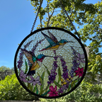 Summer Hummingbird Suncatcher