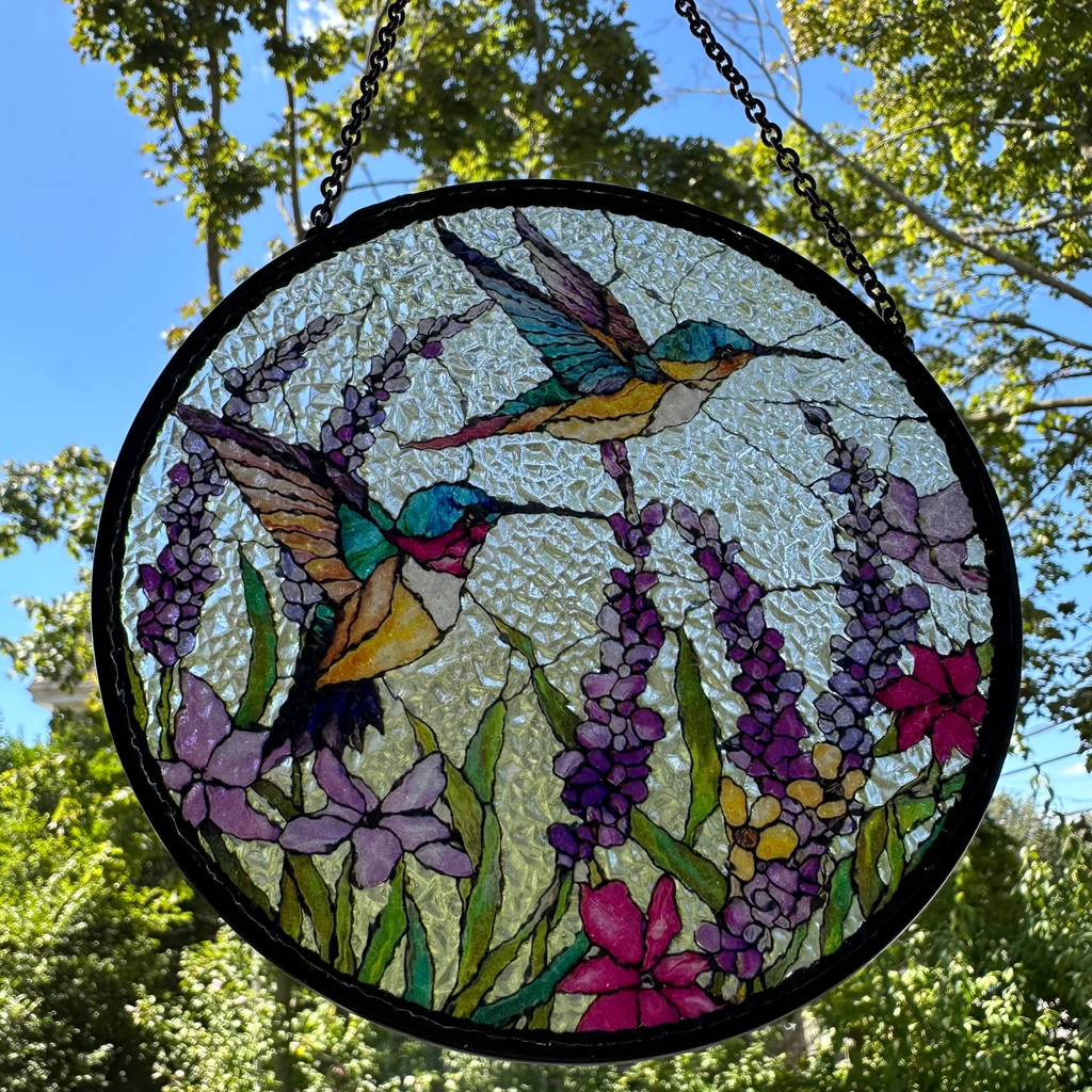 Summer Hummingbird Suncatcher
