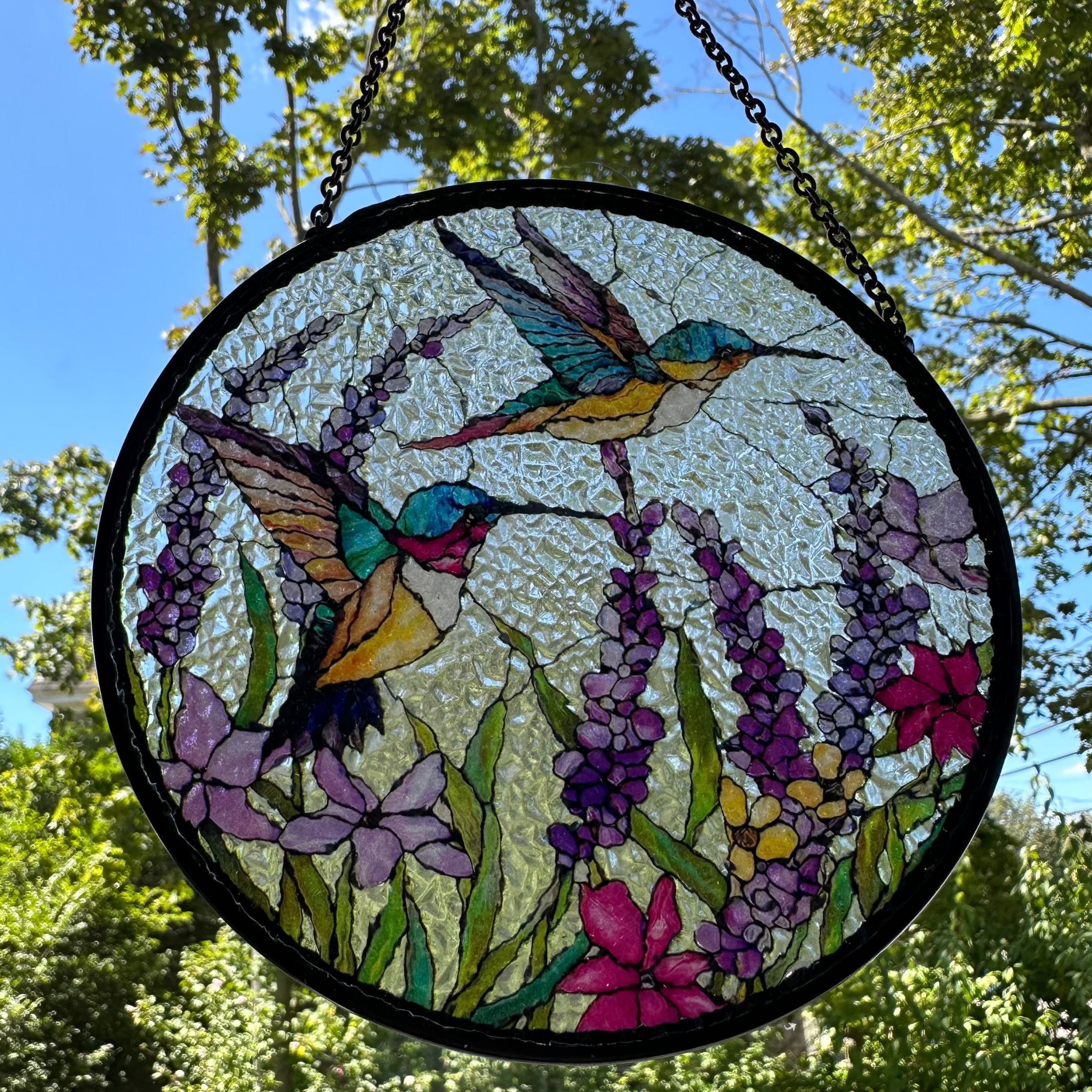 Summer Hummingbird Suncatcher