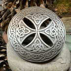 Large Celtic Cross Tartan Pin