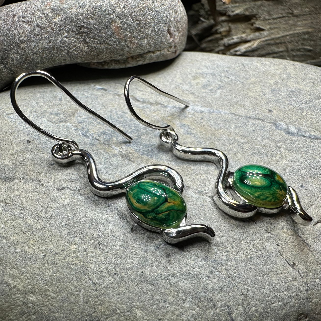 Heathergems Celtic Wiggle Earrings