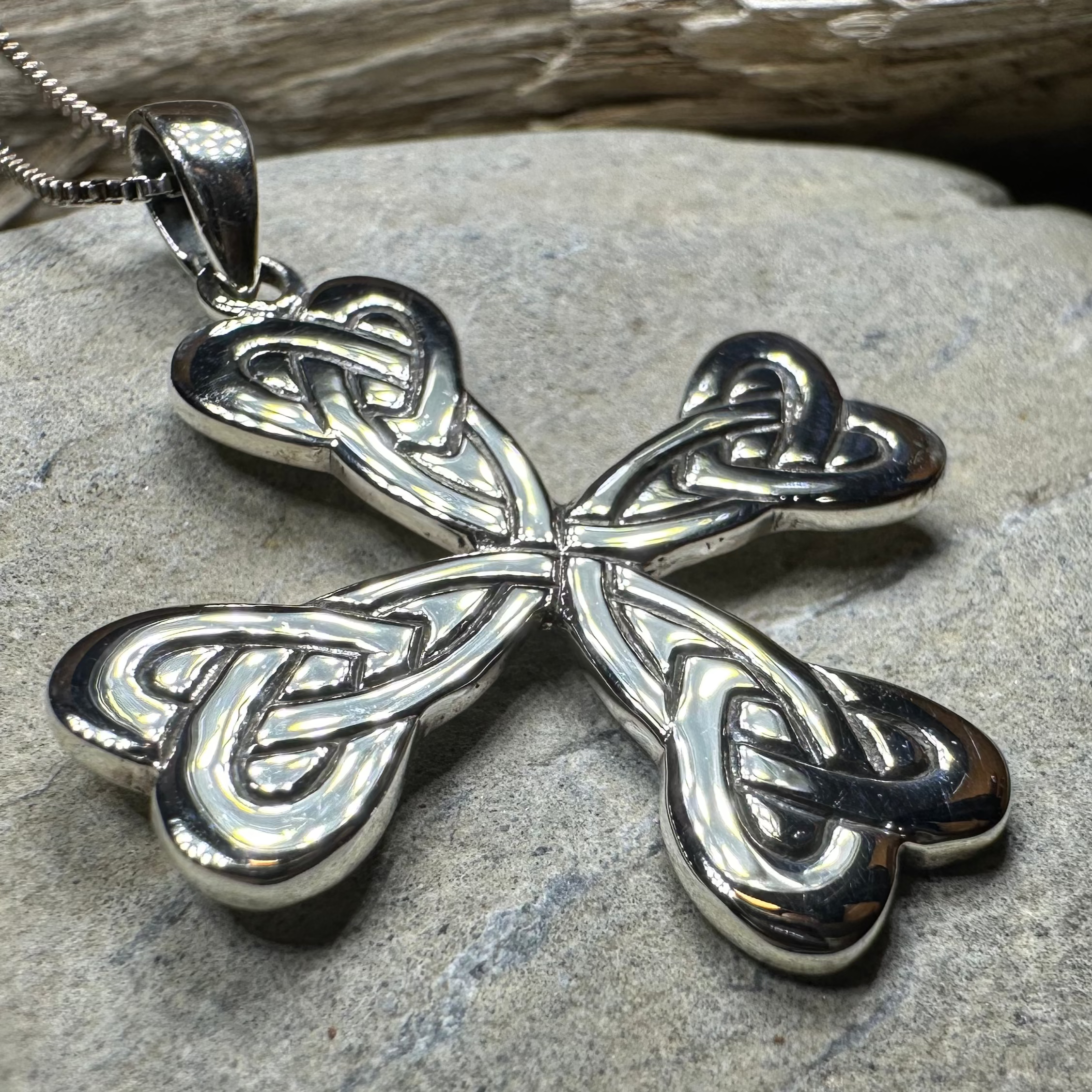Ethereal Celtic Cross Necklace