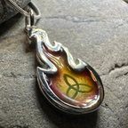 Mystical Celtic Flame Necklace