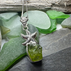 Starfish Peridot Necklace