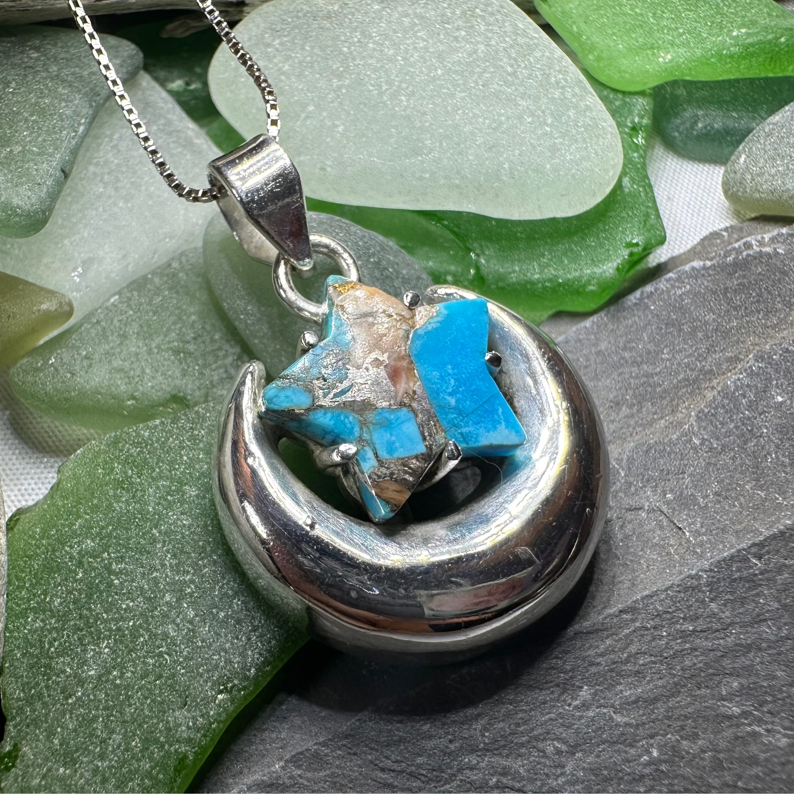 Dreamweaver Moon & Star Necklace