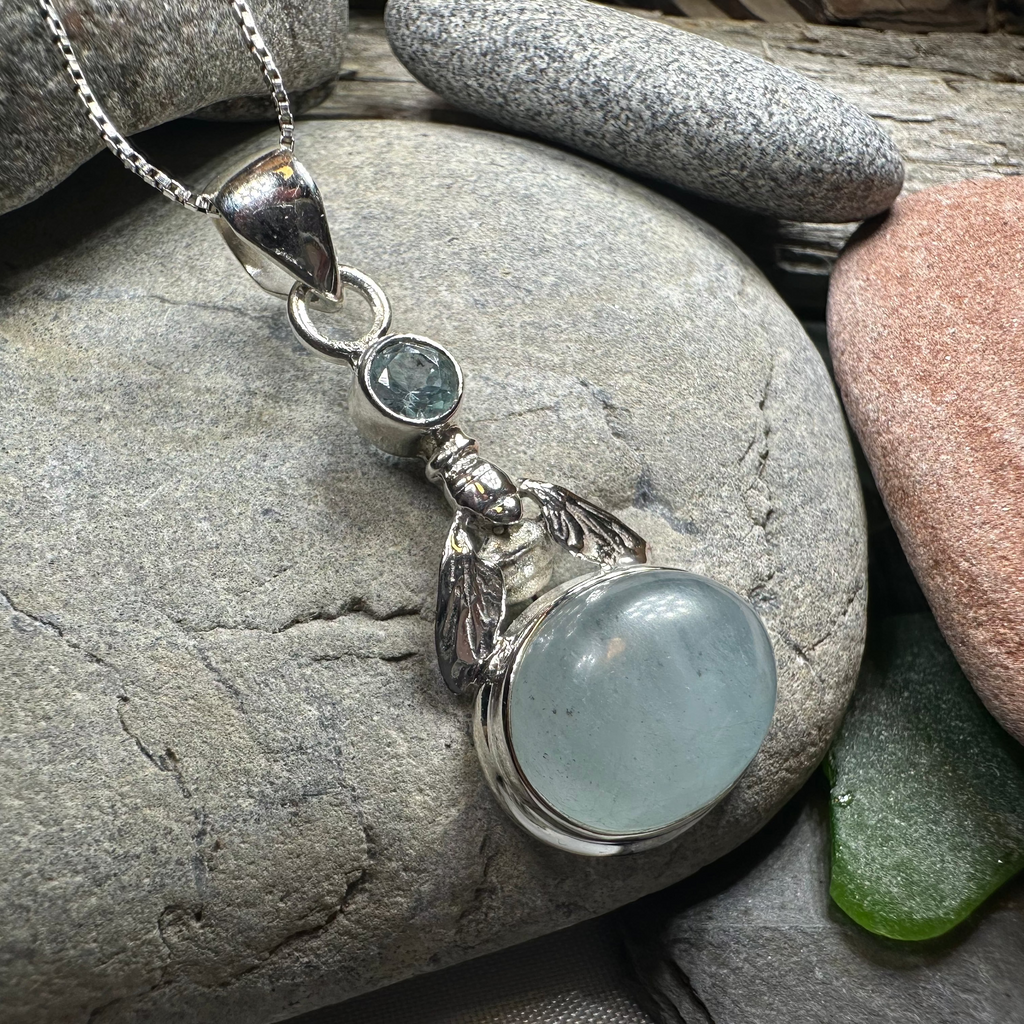 Bee Aquamarine Necklace