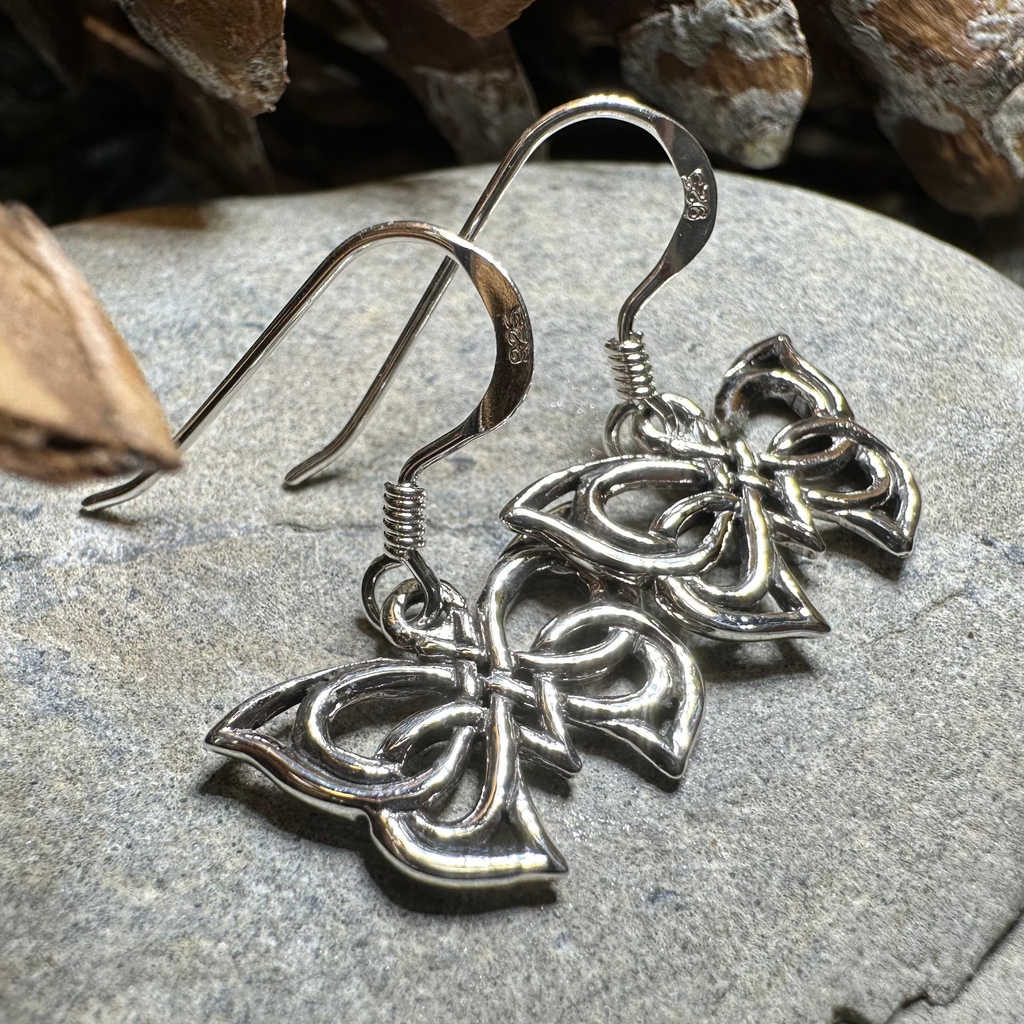 Flutter Celtic Butterfly Earrings