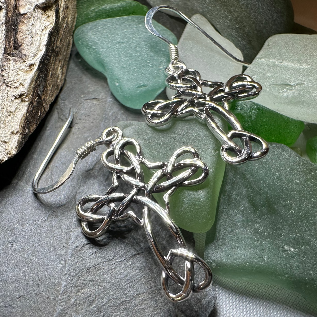 Angelisa Celtic Cross Earrings