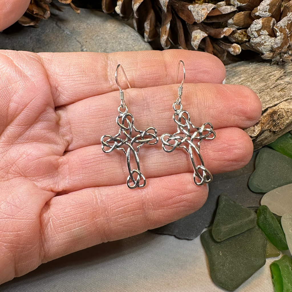 Angelisa Celtic Cross Earrings