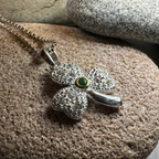 Shimmering Shamrock Necklace