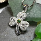 Shimmering Shamrock Necklace