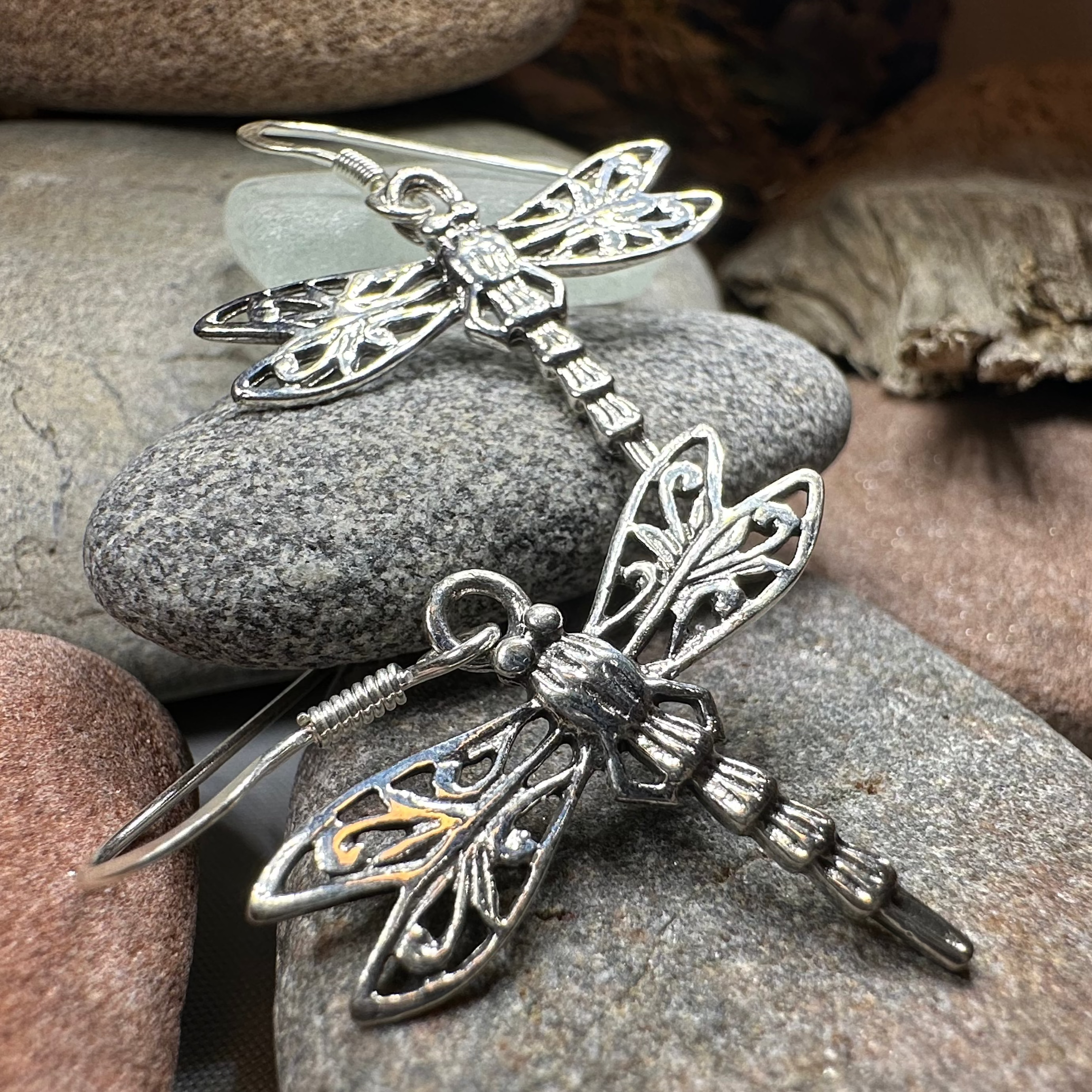 Dragonfly Drop Earrings