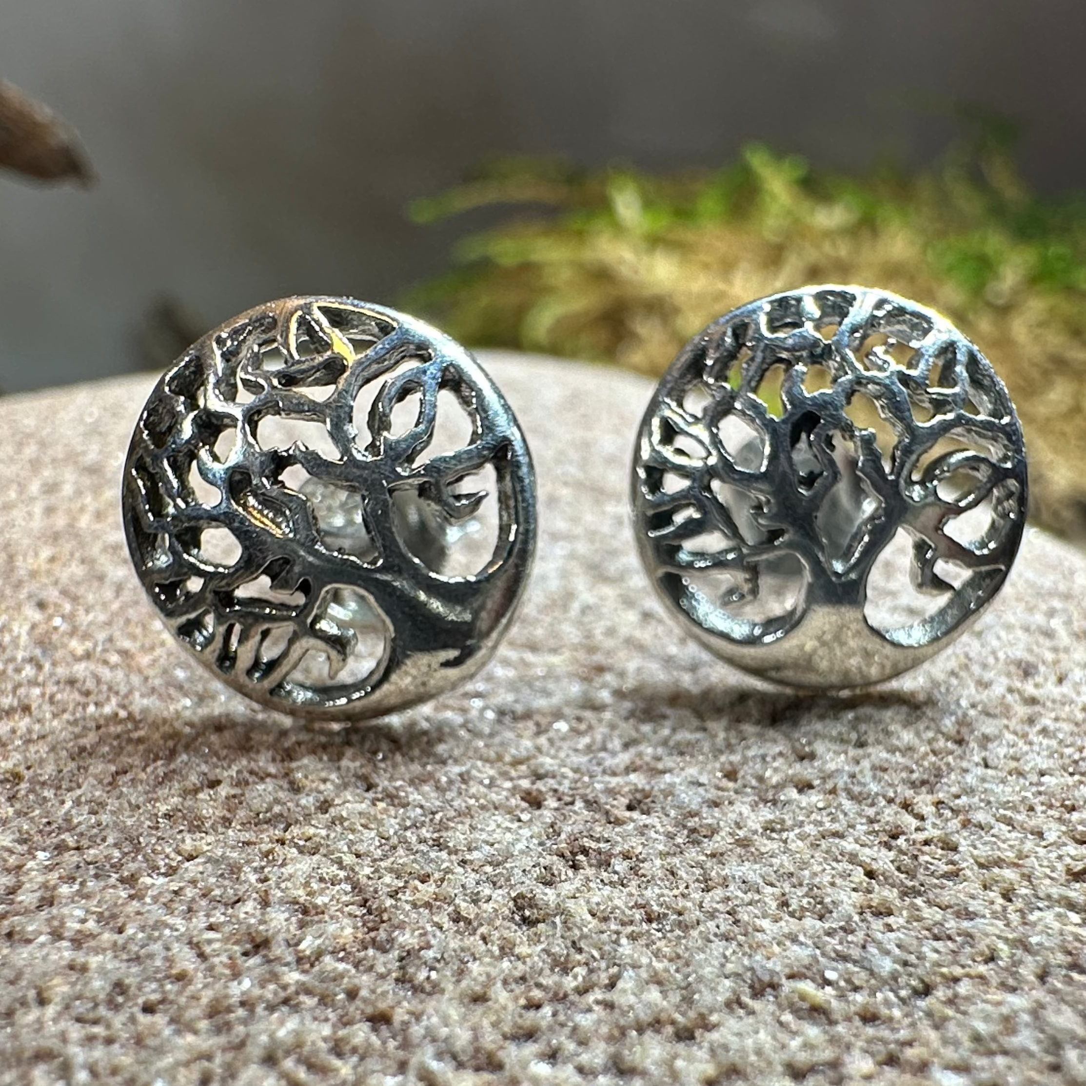 Celtic Tree of Life Stud Earrings